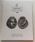 Gemini Auction XIII. In Conjunction with the 1st Chicago Coin Expo. Chicago 06 April 2017. Brossura ed. pp. 126, lotti 583, ill. a colori. Buono stato...