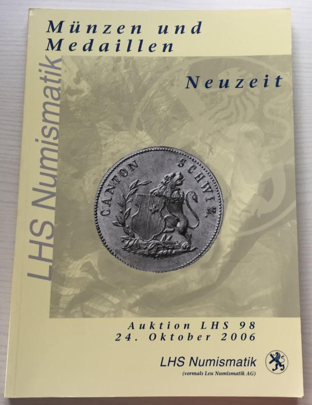 LHS Numismatik Auction 98. Munzen und Medaillen, Mittelalter Neuzeit. Zurich 24 ...