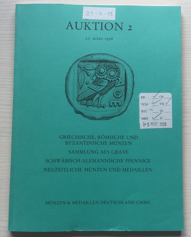 Munzen & Medaillen Auktion 2 Griechische Romische und Byzantinische Munzen. Samm...