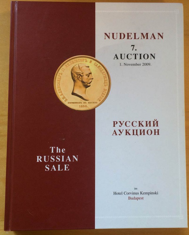 Nudelman Auction 7. The Russian Sale. 1 November 2009. Cartonato ed. pp.233 lott...