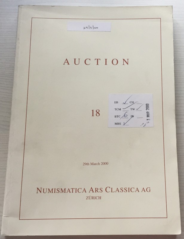 Nac – Numismatica Ars Classica. Auction no. 18. Greek, Roman & Byzantine Coins. ...