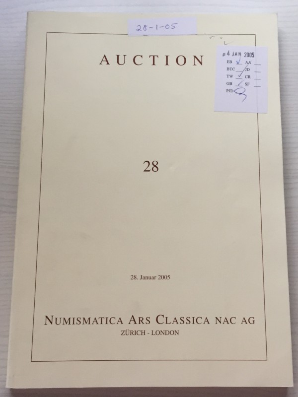 Nac – Numismatica Ars Classica. Auction no. 28. Bedeutende Sammlung Von Munzen u...