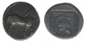 GRIECHEN Mazedonien

Tetrobol ca. 400 BC
1,89 Gramm, ss+