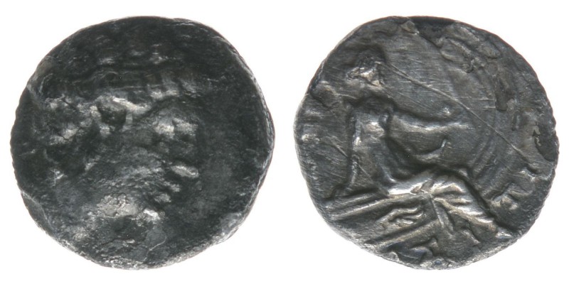 GRIECHEN Euboea Histiaea 196-146 BC

Tetrobol
Nymphe Histiaea sitzt auf Schiffsb...