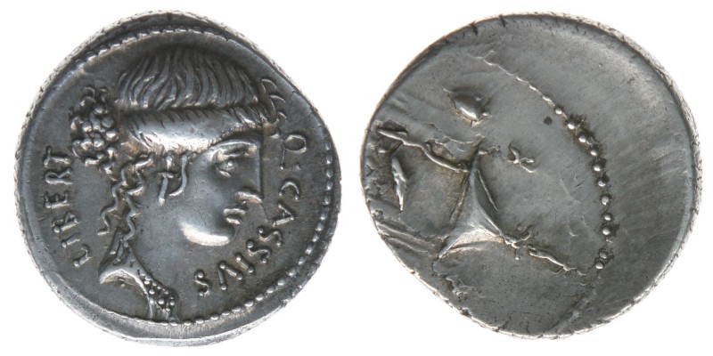 ROM Republik Q. Cassius Longinus 55 BC

Denar
Libertas /Tempel der Vesta
selten,...