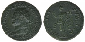ROM Kaiserzeit
Vespasianus 69-79

AS
RIC 133, Kampmann 20.84, 10,03 Gramm, vz
selten in dieser Erhaltung!