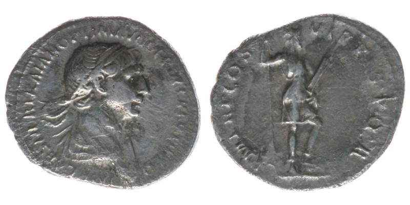 ROM Kaiserzeit Traianus 98-117

Denar
IMP CAES NERVA TRAIAN OPTIM AVG GER DAC PA...