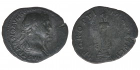 ROM Kaiserzeit Traianus 98-117

Denar
IMP TRAIANO AVG GER DAC P M TR P / SPQR OPTIMO PRINCIPI 
Traiansäule
RIC 239, 2,99 Gramm, sehr selten, ss