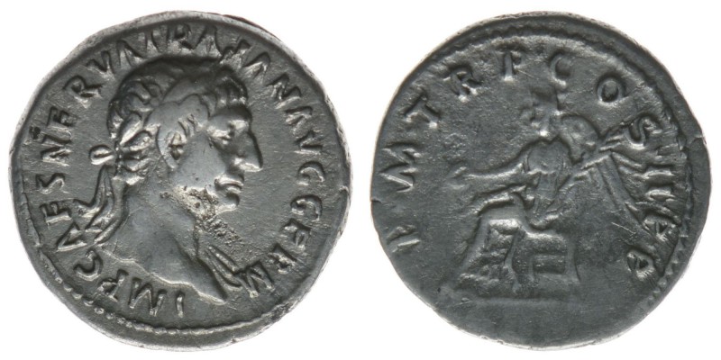 ROM Kaiserzeit Traianus 98-117
Denar
IMP CAES NERVA TRAIAN AVG GERM / PM TR P CO...