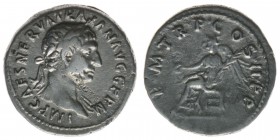 ROM Kaiserzeit Traianus 98-117
Denar
IMP CAES NERVA TRAIAN AVG GERM / PM TR P COS II P P
3,29 Gramm, ss+