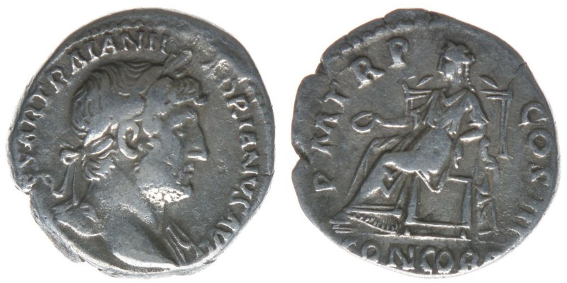 ROM Kaiserzeit Hadrianus 117-138

Denar

3,04 Gramm, ss