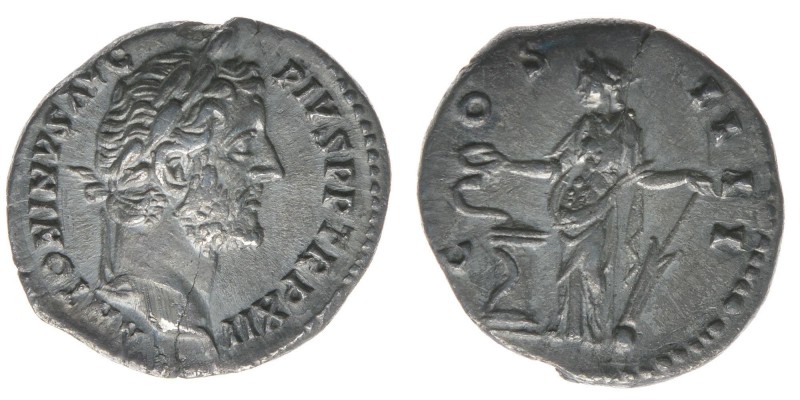 ROM Kaiserzeit
Antoninus Pius 138-161
Denar
2.65 Gramm, ss/vz
