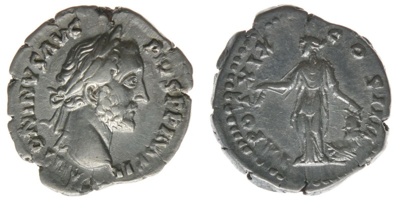 ROM Kaiserzeit Antoninus Pius 138-161
Denar

ANTONINVS AVG PIVS P P IMP II / TR ...