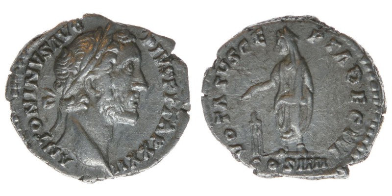 ROM Kaiserzeit Antoninus Pius 138-161
Denar
ANTONINVS AVG PIVS P F TR P XXII / V...