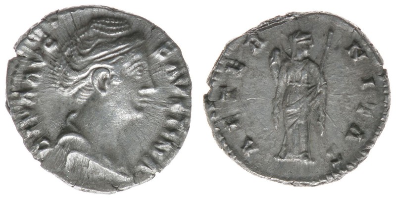 ROM Kaiserzeit Faustina Maior +141 Gattin des Antoninus Pius
Denar 

DIVA AVG FA...