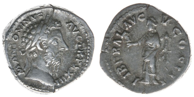 ROM Kaiserzeit Marcus Aurelius 161-180 
Denar 

M ANTONINVS AVG TR P XXIII / LIB...