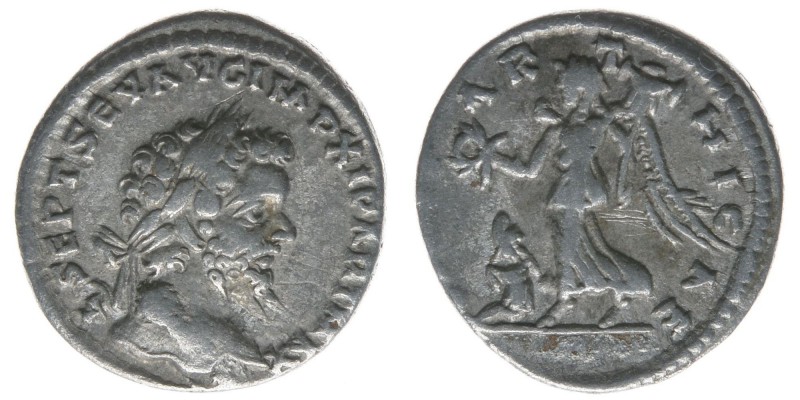 ROM Kaiserzeit Septimius Severus 192-211
Denar

L SEPT SEV AVG IMP XI PARTH MAX ...