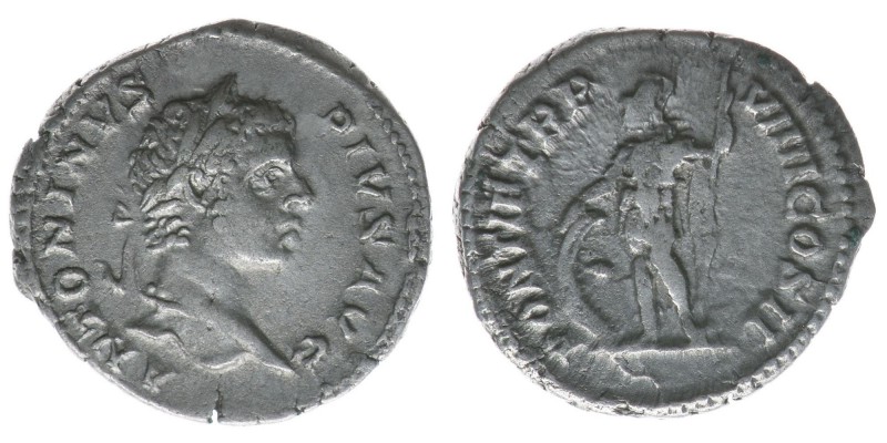 ROM Kaiserzeit Caracalla 198-217
Denar
ANTONINVS PIVS AVG / PONTIF TR P VIIII CO...