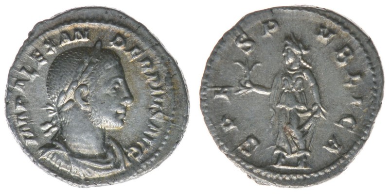 ROM Kaiserzeit Severus Alexander 222-235
Denar
IMP ALEXANDER PIVS AVG / SPES PVB...