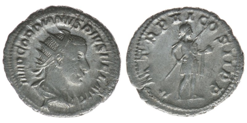 ROM Kaiserzeit Gordianus III. Pius 238-244
Antoninian
IMP GORDIANVS PIVS FEL AVG...