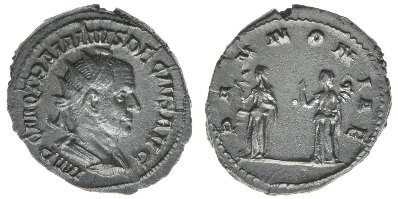 ROM Kaiserzeit Traianus Decius 249-251
Antoninian

IMP C M Q TRAIANVS DECIVS AVG...