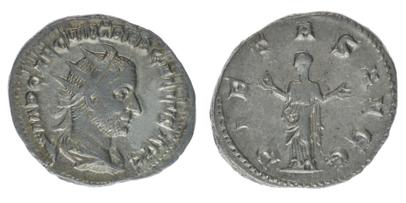 ROM KAISERZEIT
Trebonianus Gallus 251-253
Antoninian

IMP CAE C VIB TREB GALLVS ...