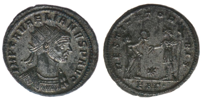 ROM Kaiserzeit
Aurelianus 270-2756

Antoninian
IMP C AVRELIANVS P AVG / RESTITVT...