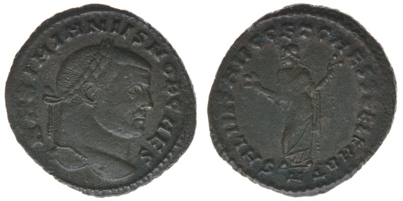 ROM Kaiserzeit Maximianus als Caesar 285-286

Follis
MAXIMIANVS NOB CAES / SALIV...