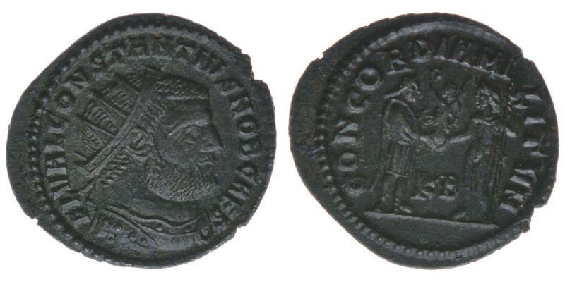 ROM Kaiserzeit Constantius I. Chlorus 293-306

Antoninian
RIC 672, 2,93 Gramm, s...