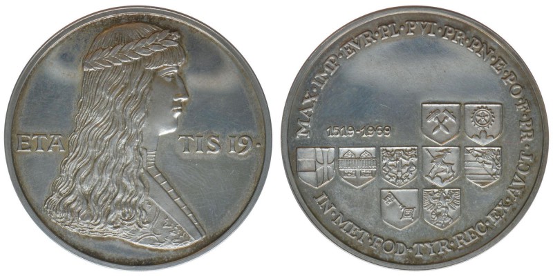 Medaillen - Österreich
Brixlegger Ausbeute

Medaille 1969 900-Silber auf Maximil...