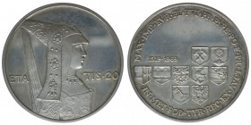 Medaillen - Österreich
Brixlegger Ausbeute

Medaille 1969 900-Silber auf Maria von Burgund
19,45 Gramm, vz+