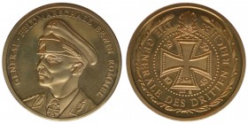 Medaille 1992
Generalfeldmarschall Erwin Rommel
vergoldet, 30mm, 12,25 Gramm, stfr
