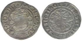 RDR Österreich Habsburg
Maximilian I.

1/2 Batzen 1514
2.05 Gramm, ss++