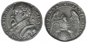 RDR Kaiser Maximilian II. 1564-1576

Medaille 1570 von Lukas Richter
Kremnitz auf den Krieg gegen die Türken

5,63 Gramm, vz