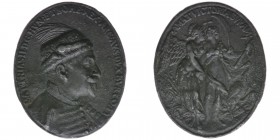 RDR Österreich Habsburg Kaiser Matthias 1609-1619 

Ovale Medaille o.J.(1611) nach einem Modell des Medailleurs Alessandro Abondio
früher Guss, sehr s...