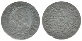 RDR, Österreich, Habsburg Kaiser Ferdinand II.
3 Kreuzer 1624
1,70 Gramm, ss