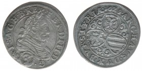 RDR Österreich Habsburg
Kaiser Ferdinand II.

3 Kreuzer (Groschen) 1629 Graz
1.91 Gramm, ss++