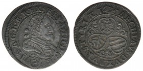 RDR Österreich Habsburg Kaiser Ferdinand III.
Groschen 1635
2.19 Gramm, vz