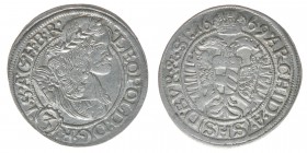 RDR Österreich Habsburg
Kaiser Leopold I.

3 Kreuzer (Groschen) 1669 SHS Breslau
1,61 Gramm, ss/vz