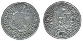 RDR Österreich Habsburg
Kaiser Leopold I.

3 Kreuzer (Groschen) 1669
1.72 Gramm, ss+