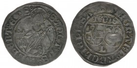 ERZBISTUM SALZBURG Leonhard von Keutschach 1495-1519
4 Kreuzer – Batzen 1500

Zöttl 60,  Probszt 99 
3,10 Gramm, ss+