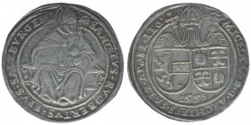 ERZBISTUM SALZBURG Michael von Kuenburg 1554-1560

Guldiner 1559
Zöttl 468, Pr 423
28,64 Gramm , vz