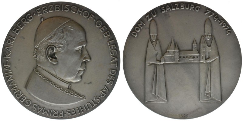 SALZBURG Erzbischof Karl Berg
Medaille zur 1200-Jahrfeier des Salzburger Domes 1...