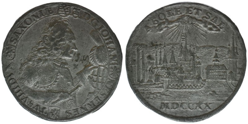 RDR Sachsen

Bleibaschlag vom Taler 1720
23,18 Gramm, Tuscheziffer aus altem Inv...