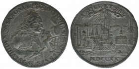 RDR Sachsen

Bleibaschlag vom Taler 1720
23,18 Gramm, Tuscheziffer aus altem Inventar, ss