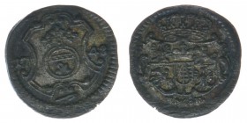 RDR Sachsen
Pfennig 1748
0.39 Gramm, ss/vz