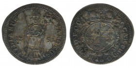 Würzburg Karl Philipp von Greiffenklau-Vollraths
1 Schilling 1751
1,25 Gramm, vz++