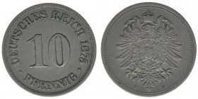 DEUTSCHES REICH
10 Pfennig 1875 B
ss