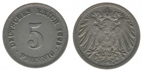 DEUTSCHES REICH
5 Pfennig 1895 E
ss