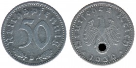DEUTSCHES REICH
50 Reichspfennig 1939 D
ss